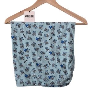 Moschino Jersey blanket Lovely Teddy Bear all over